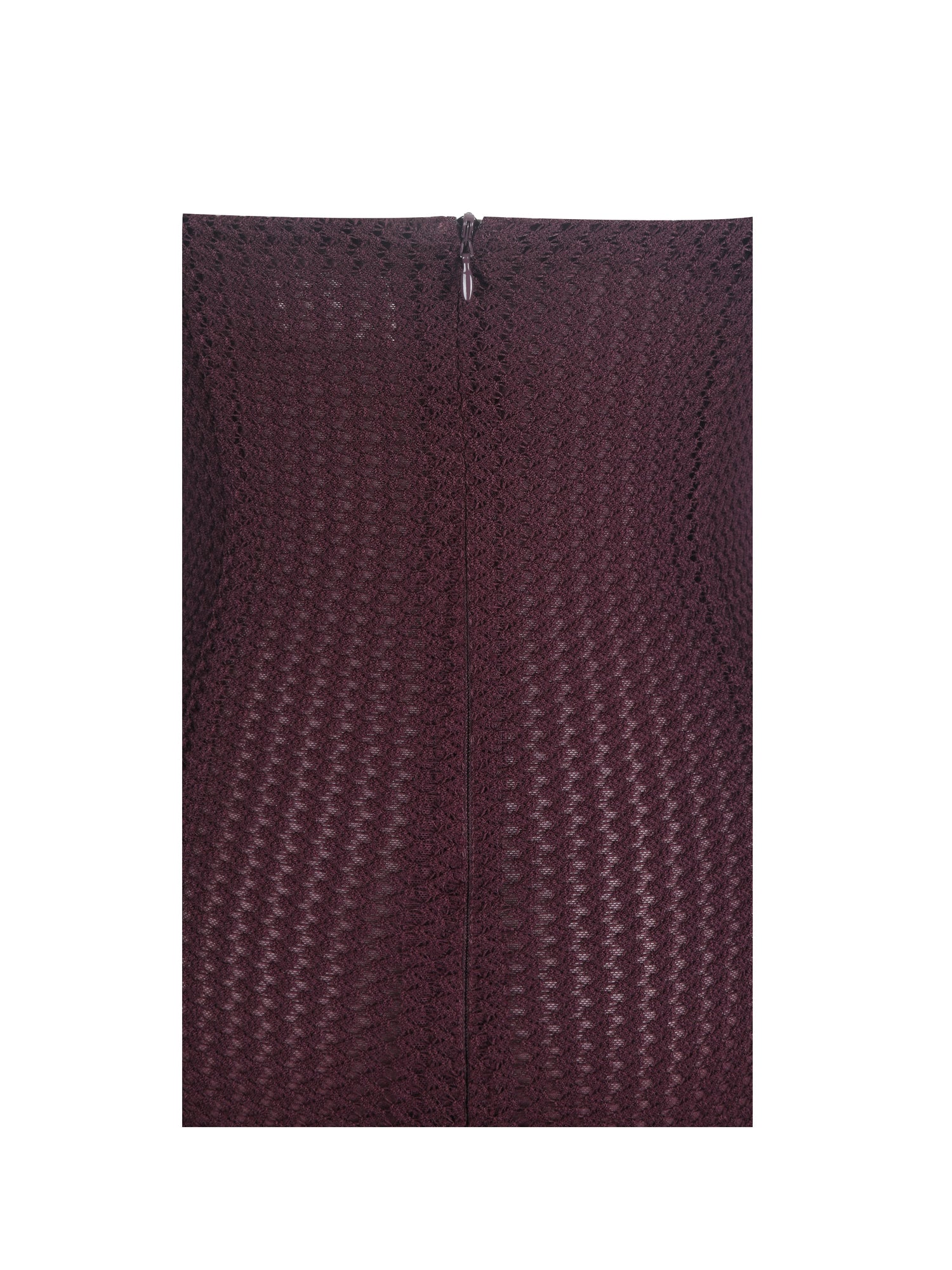 Pluma Halter Faux-Fur Trimmed Midi Dress | Maroon