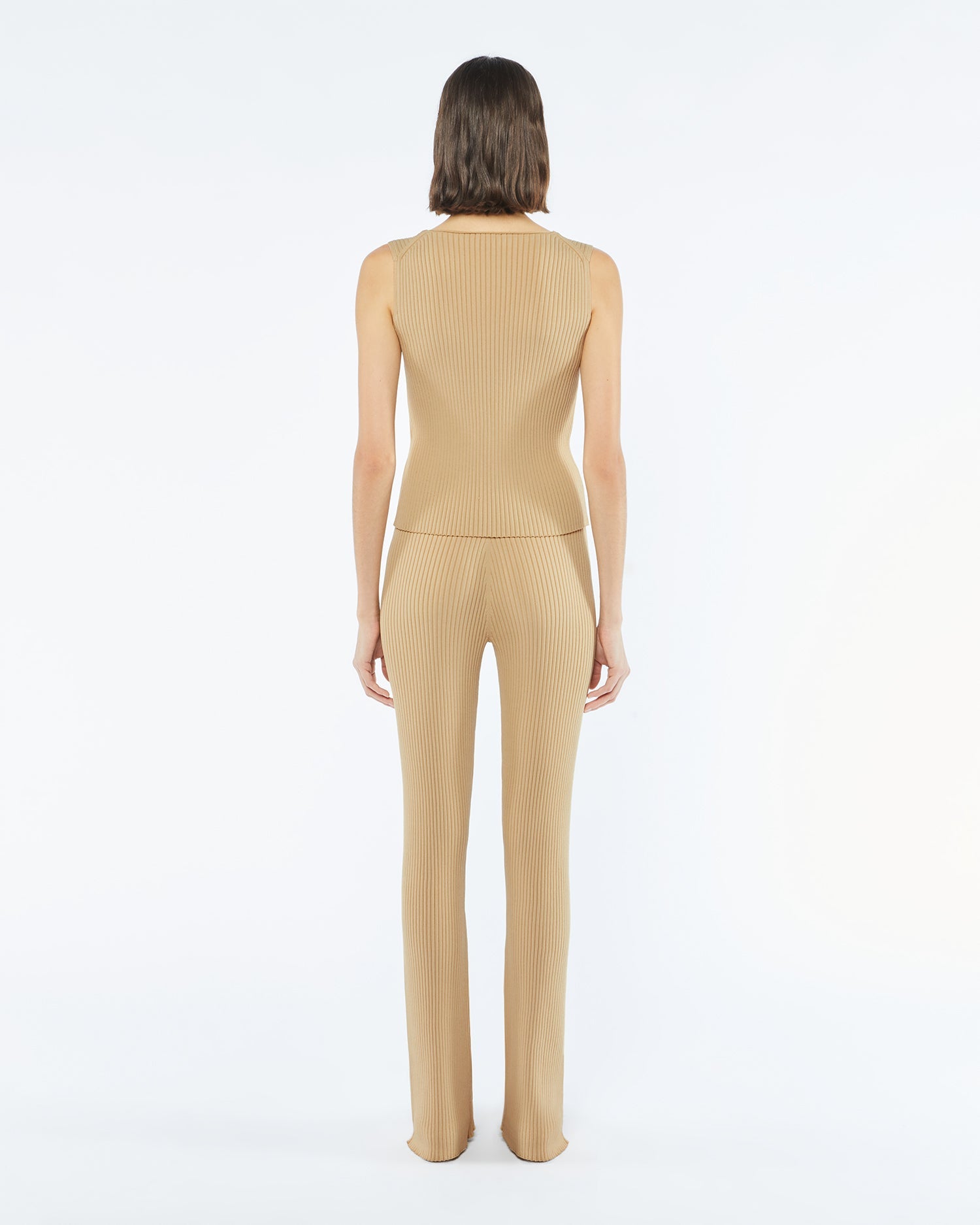 Alea Ribbed Pants | Sand