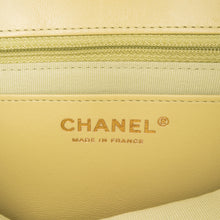 Chanel | Pre-Owned Mini Square Lambskin Casino Royale Charms Single Flap | Green/Light Green