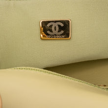 Chanel | Pre-Owned Mini Square Lambskin Casino Royale Charms Single Flap | Green/Light Green