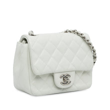 Chanel | Pre-Owned Mini Square Classic Caviar Single Flap | White