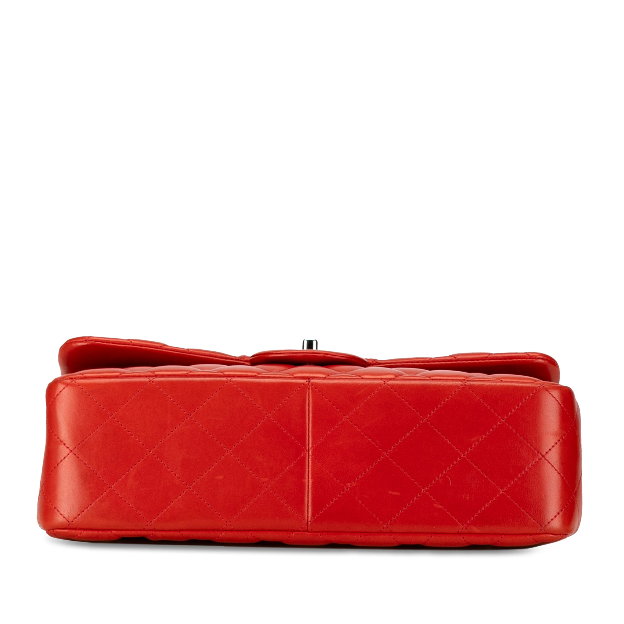 Chanel | Pre-Owned Jumbo Classic Lambskin Double Flap - I | Red