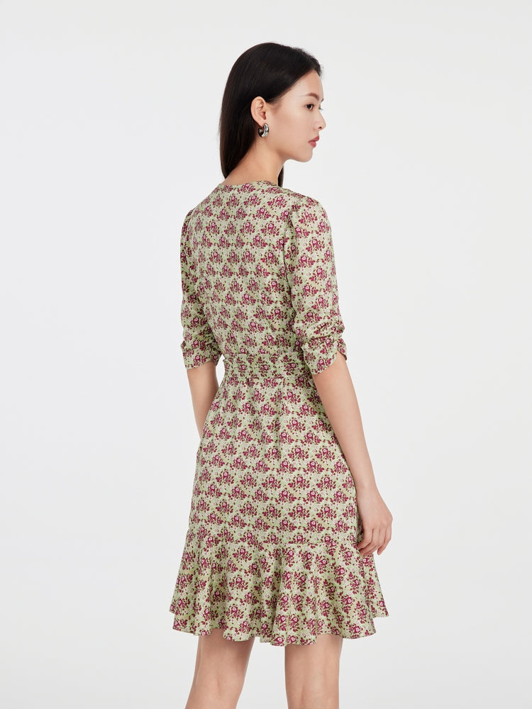 Mulberry Silk Dress | Green