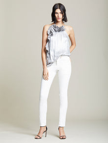 Metallic Cascade Top - Halston