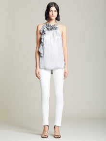 Metallic Cascade Top - Halston