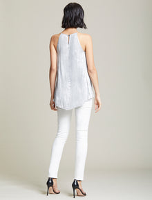 Metallic Cascade Top - Halston
