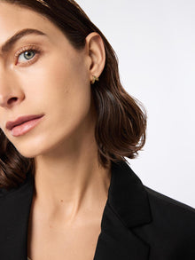 14K Gold Plated Botanica Triangle Braided Statement Oversized Stud Earrings For Women Ana Luisa Karessa