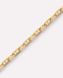 Mini Anchor Chain Necklace | 10K Solid Gold