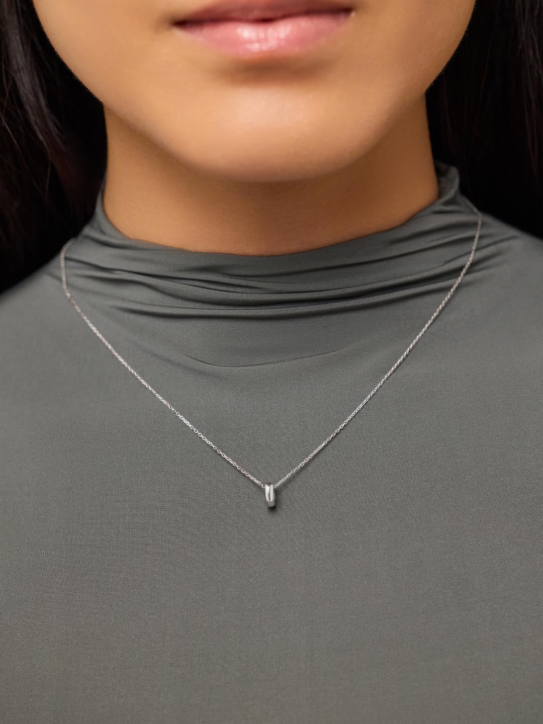 Eclipse Charm | 10K Solid White Gold