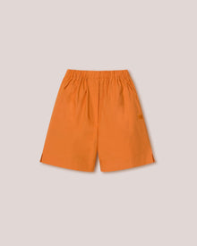 Megan Light Poplin Shorts | Orange Merino