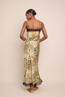 Kaia Slip Skirt | Cheetah Natural