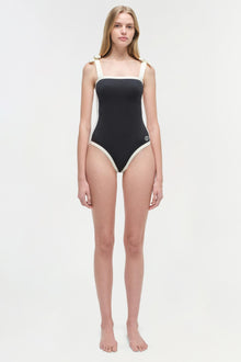 Womens | Piper Colorblocked One Piece | Black Multi