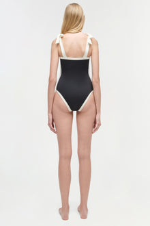 Womens | Piper Colorblocked One Piece | Black Multi