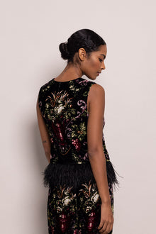 Noah Top | Black Fleur