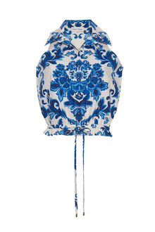 Hannah Top | Fiore Evening Blue