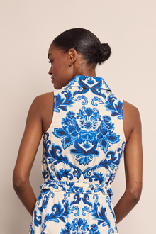 Hannah Top | Fiore Evening Blue