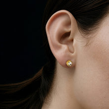 June Earrings | 18K Gold Plated on Sterling Silver | Freshwater Pearl