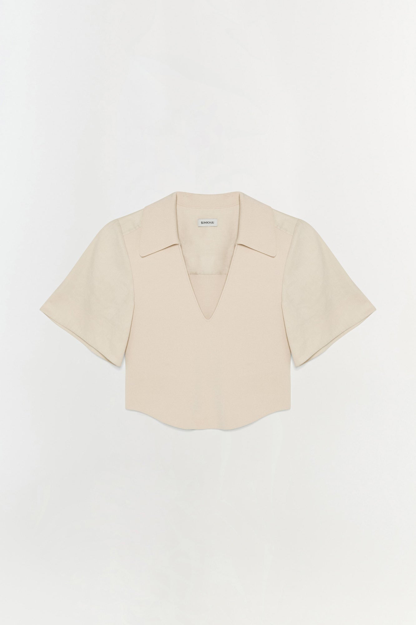 Womens | Lizzie Linen Knit Top | Sand