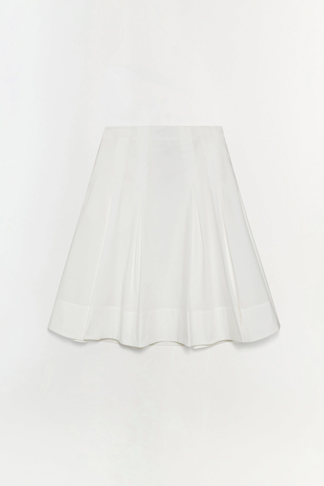 Womens | Samantha Cotton Midi Skirt | White