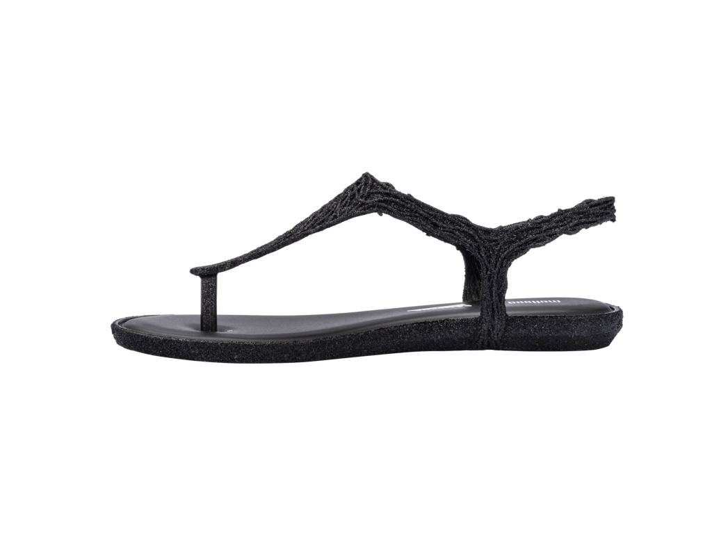 Womens | Campana Flow Sandal | Black Glitter