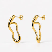 Path Earrings | 18K Gold Plated on Brass