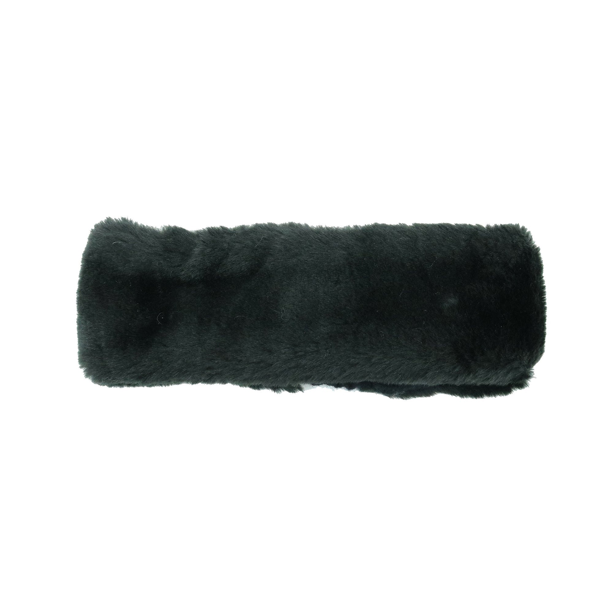 Faux Fur Headband | Black