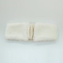 Faux Fur Headband | White