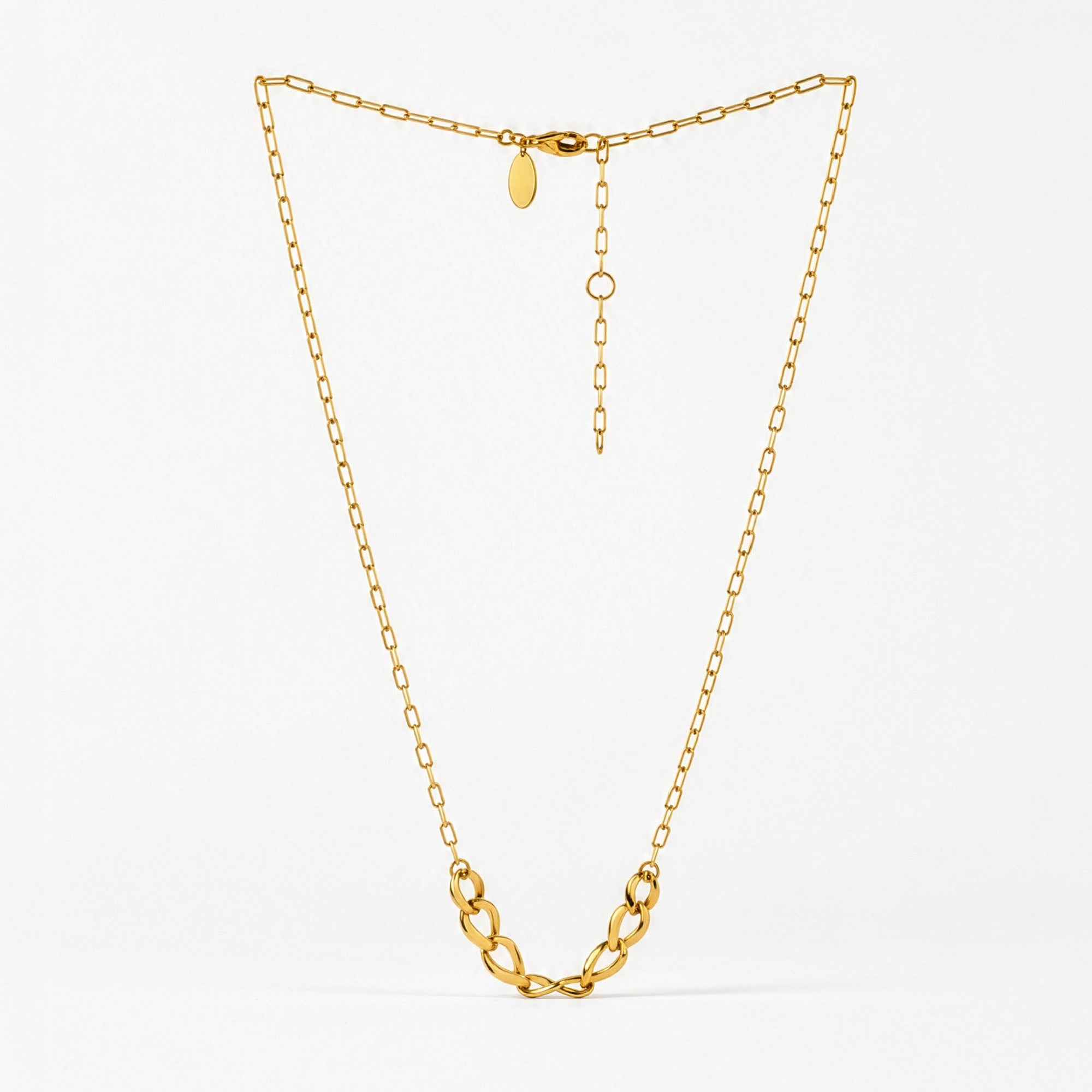 Loop Necklace | 18K Gold Plated on Sterling Silver