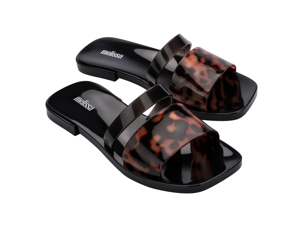 Womens | Ivy II Slide | Black/Tortoiseshell
