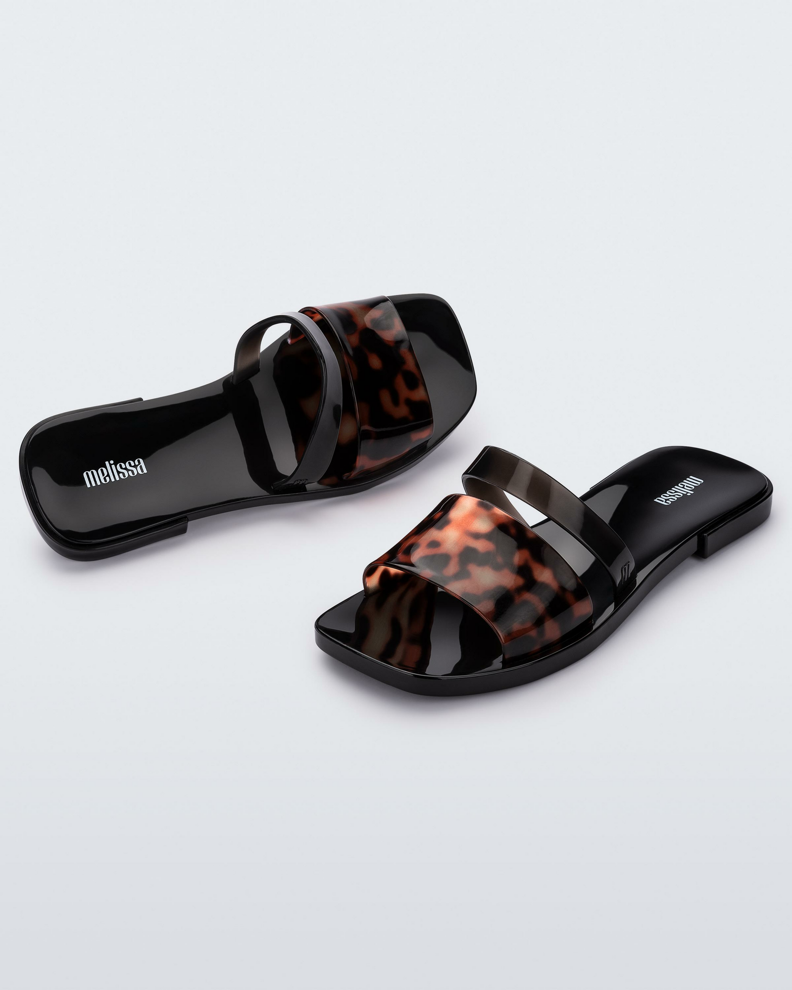 Womens | Ivy II Slide | Black/Tortoiseshell