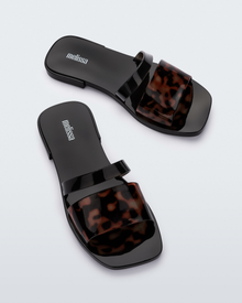 Womens | Ivy II Slide | Black/Tortoiseshell