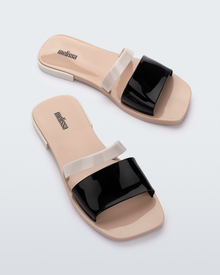 Womens | Ivy II Slide | Beige/Black