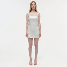 Womens | Lollie Embellished Mini Dress | Ivory