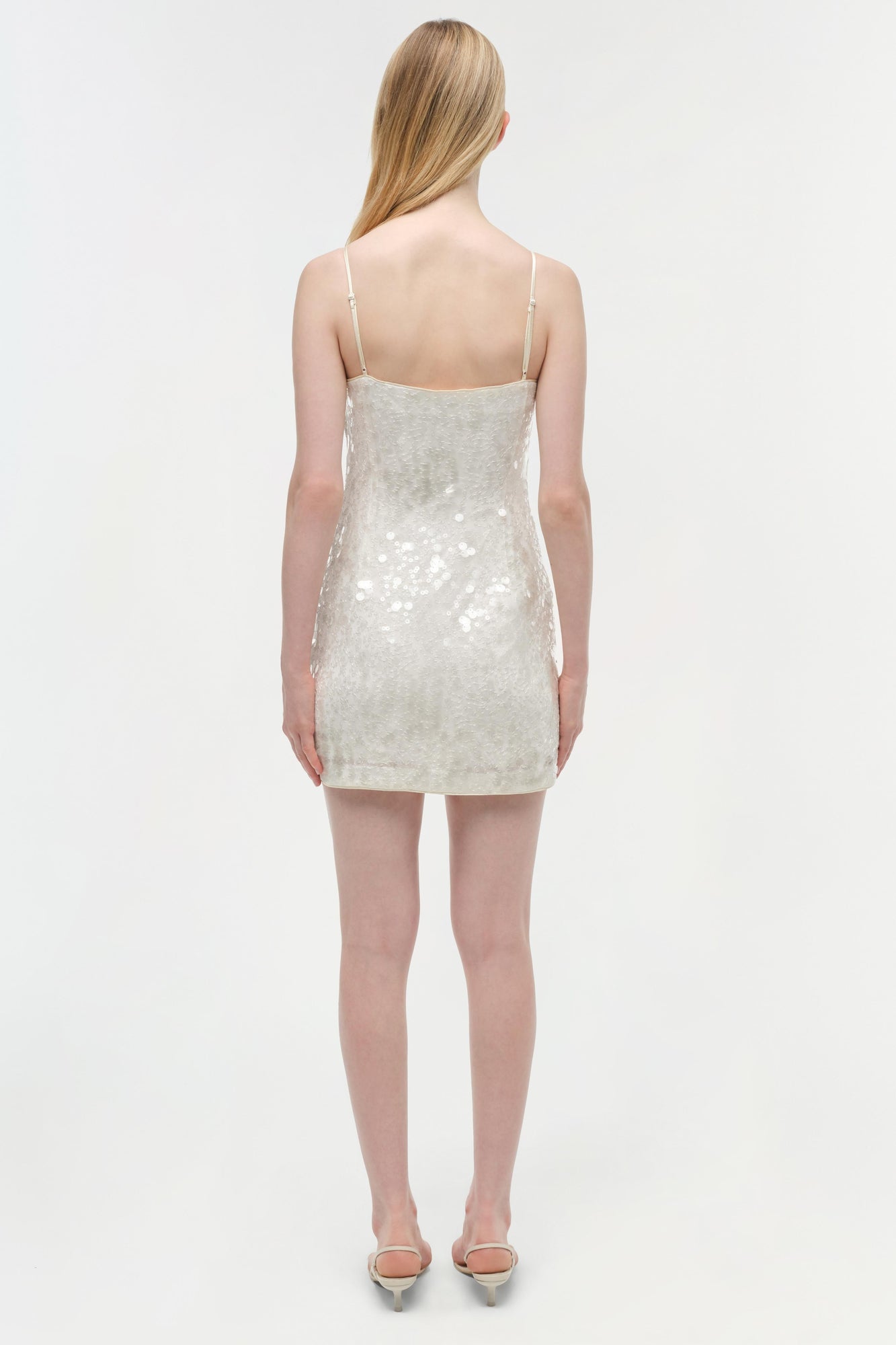 Womens | Lollie Embellished Mini Dress | Ivory