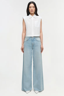 Womens | Greer Wide Leg Jean | Santorini