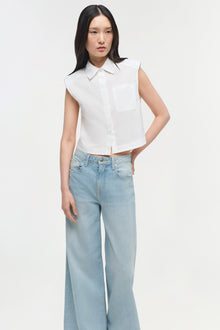 Womens | Greer Wide Leg Jean | Santorini