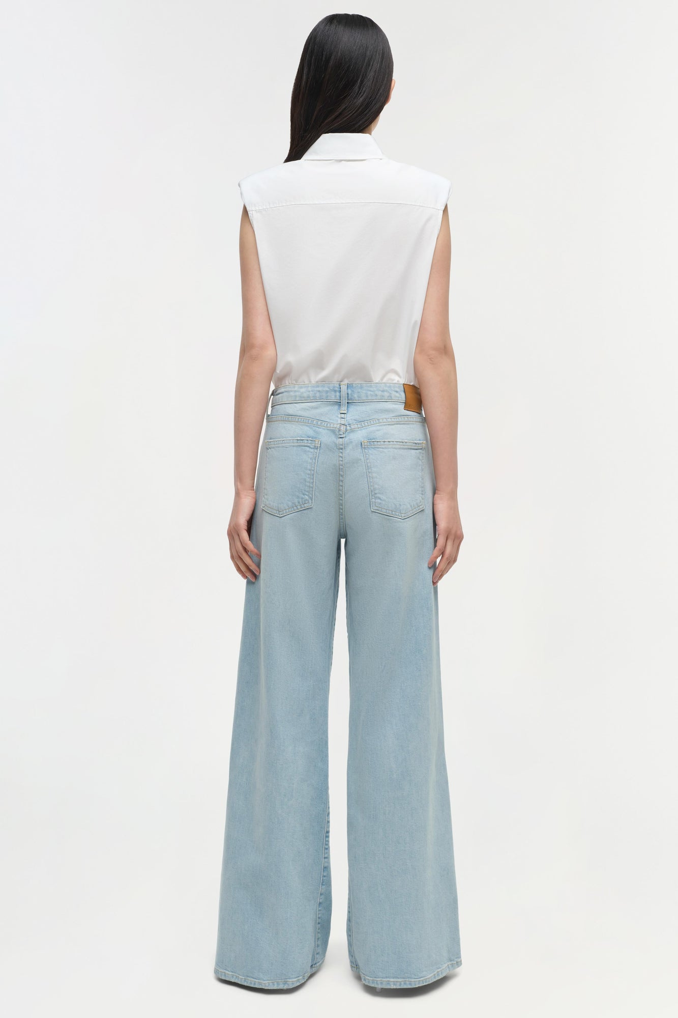 Womens | Greer Wide Leg Jean | Santorini