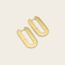 Womens | Paperclip Hoops | 18K Gold Vermeil