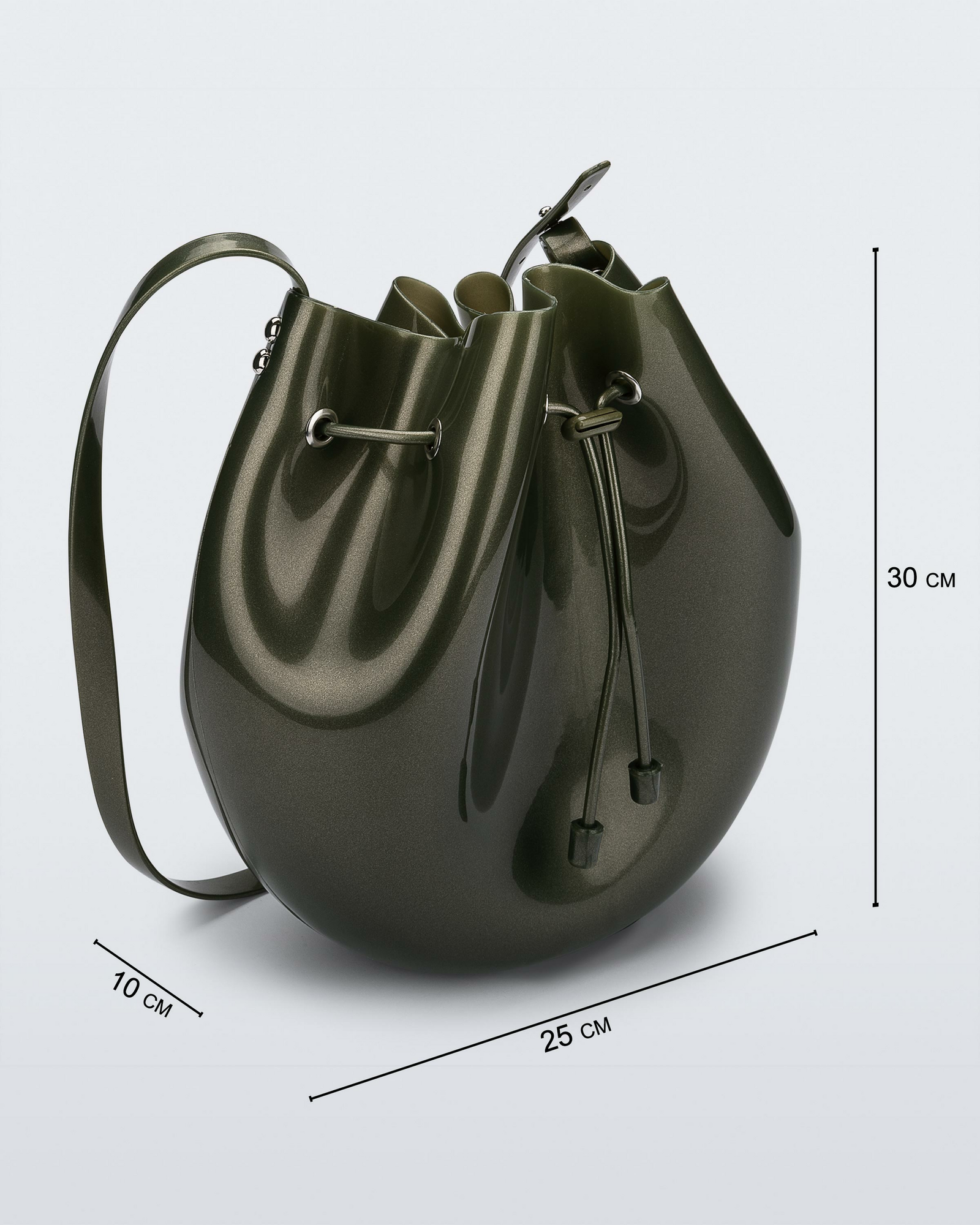 Womens | Sac Bag | Metallic Green