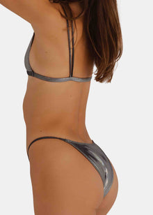 Matrix Lucid Bikini Top | Chrome Silver