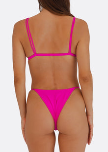 Vita Brief Bikini Bottom | Grenada Hot Pink