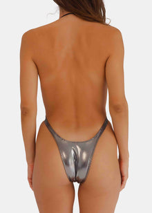 Ricci One Piece Swimsuit | Chrome Silver