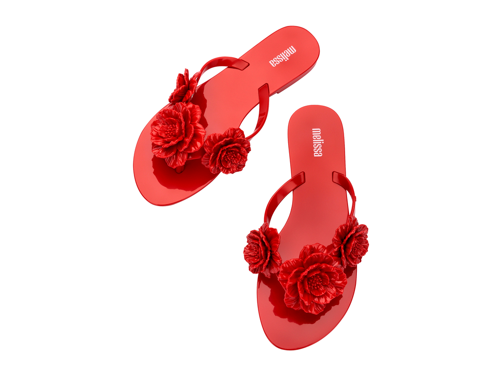 Womens | Harmonic Springtime Flip Flop | Red