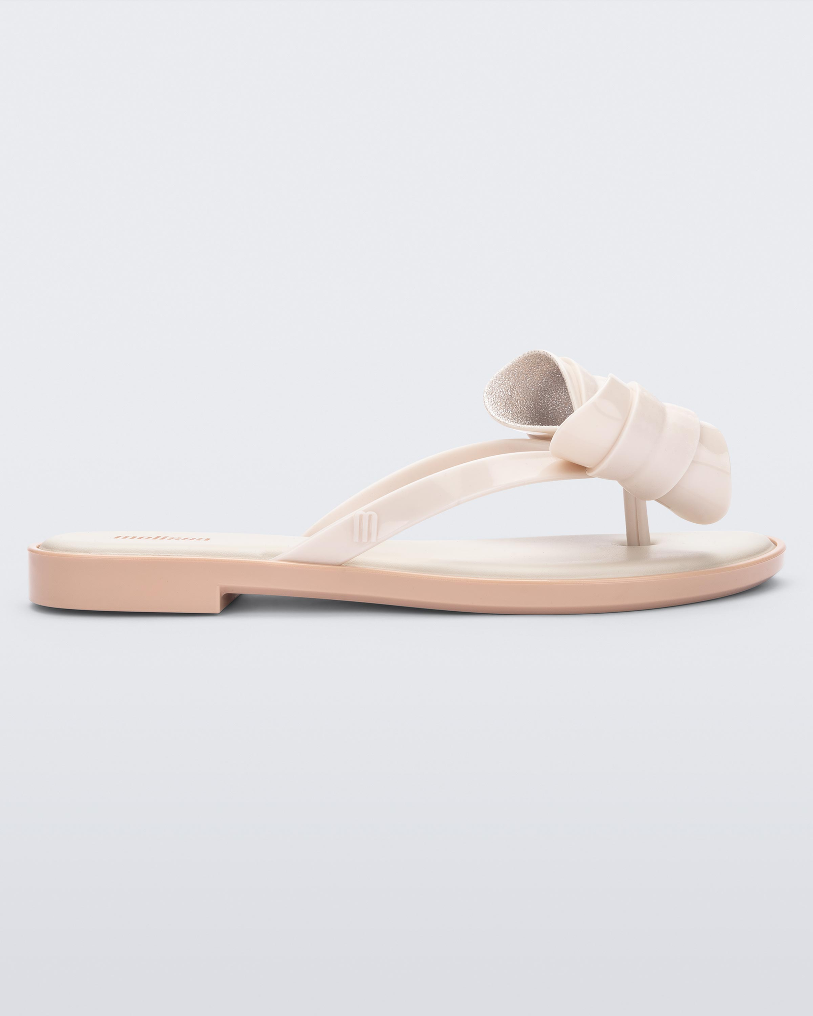 Womens | Slim V Flip Flop | Beige/Beige