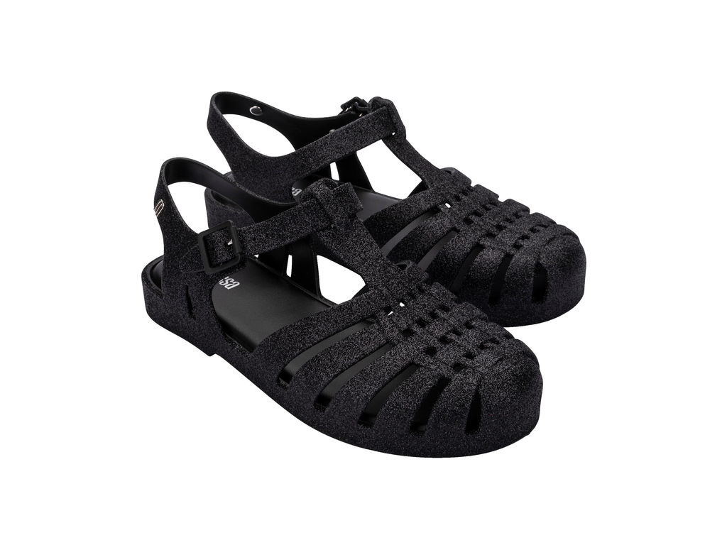Womens | Possession Glitter Sandal | Glitter Black