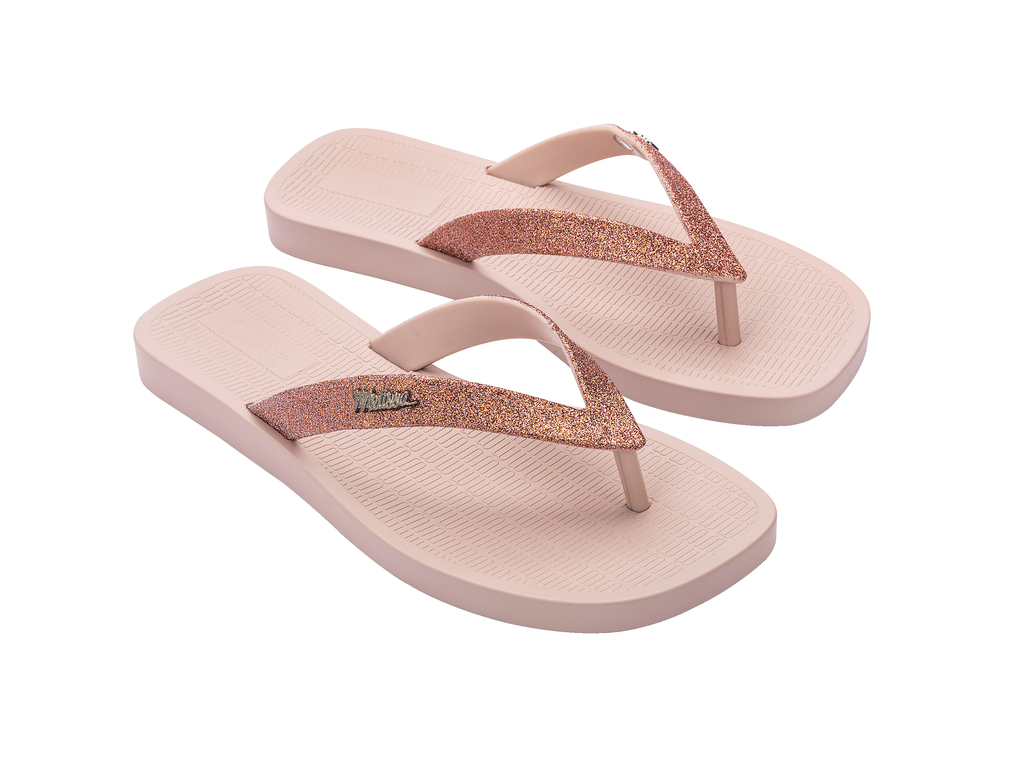 Womens | Sun Long Beach II Flip Flop | Light Pink/Glitter Pink