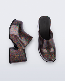 Womens | Mia Heel | Mixed Glitter Glass