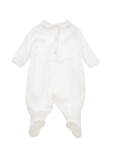 Girls | Playsuit With Tulle Details | Cream