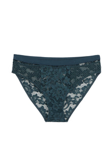 Petunia Bikini Brief | Dark Teal