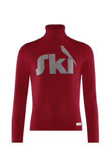 Women | Ski Roll Neck | Red